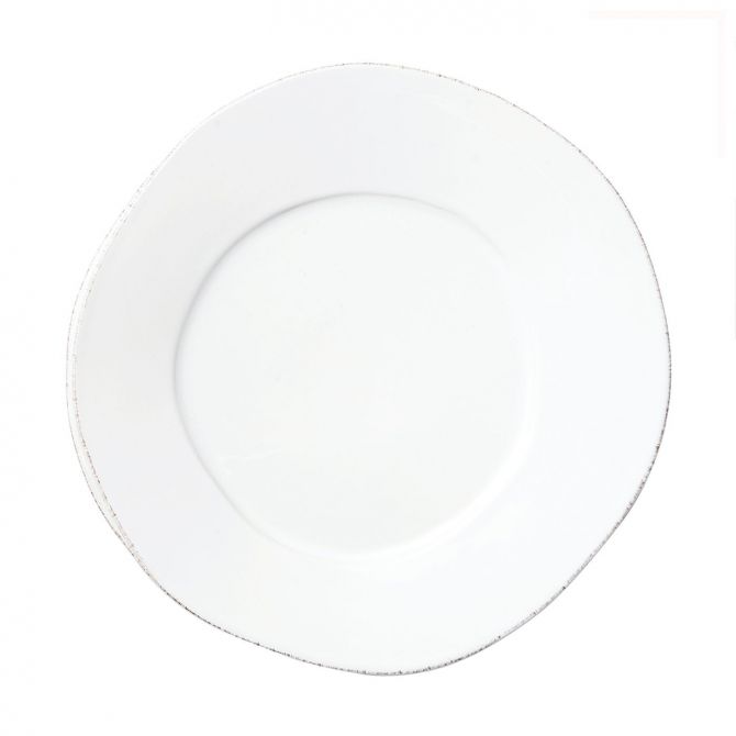 Vietri Lastra White Dinner Plate