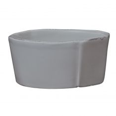 Vietri Lastra Grey Serving Bowl, Medium