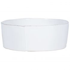 Vietri Lastra White Serving Bowl, Large