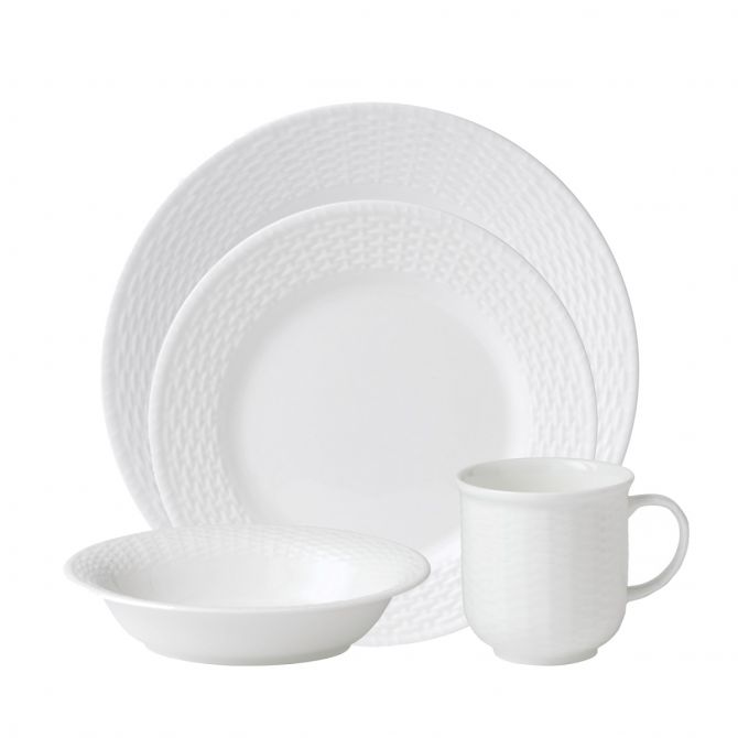 Wedgwood Nantucket Basket 4 Piece Place Setting