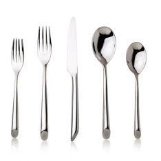 Nambe Frond Stainless 5 Piece Place Setting