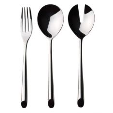 Nambe Frond Stainless 3 Piece Hostess Set