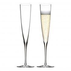 Waterford Elegance Champagne Trumpet Flute Pair