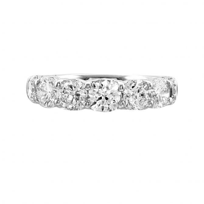 7 stone diamond band