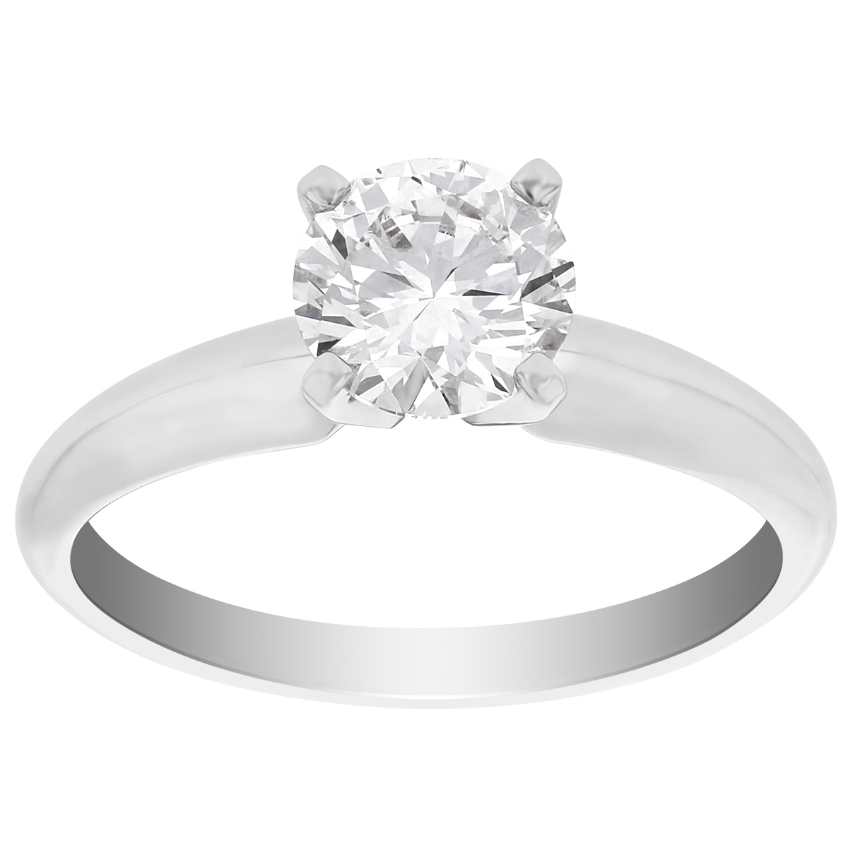 solitaire ring white gold
