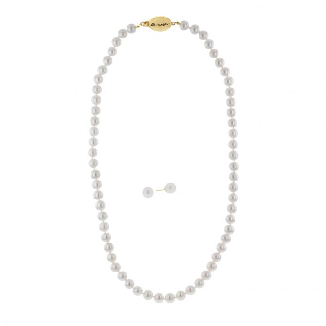 Tara Signature Pearl Set with Warren Buffett Signed Clasp