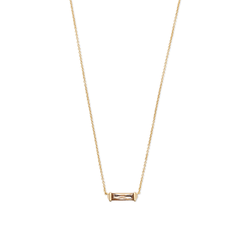Kendra Scott Rufus Gold Necklace in Smoky Crystal | 4217700737-CORP ...