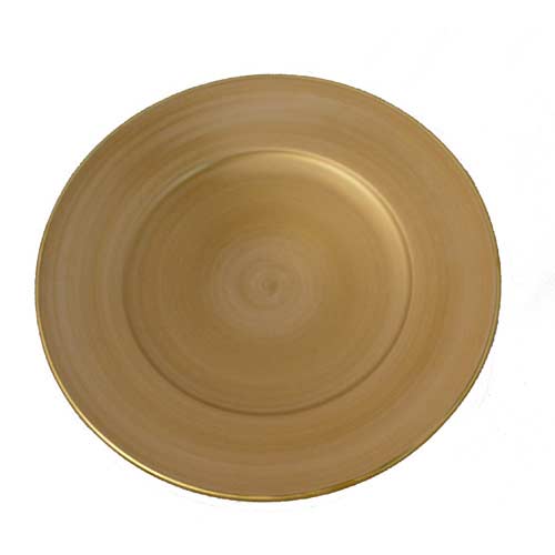 Anna Weatherley Brushed Gold Charger