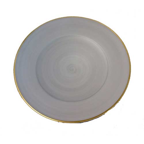 Anna Weatherley Brushed Platinum Charger