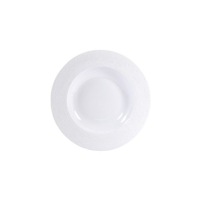 Bernardaud Ecume Rim Soup Bowl, 9"