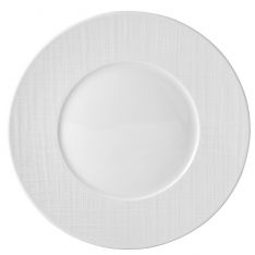 Bernardaud Organza White Dinner Plate