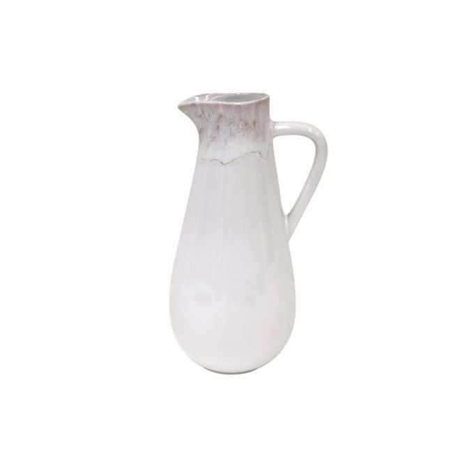 Casafina White Taormina Pitcher