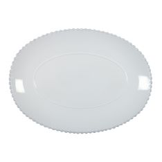 Costa Nova Pearl White Oval Platter, 15"