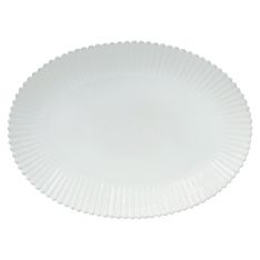 Costa Nova Pearl White Oval Platter, 20"