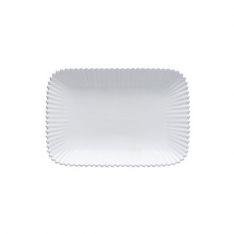 Costa Nova Rectangular Pearl White Platter, Medium
