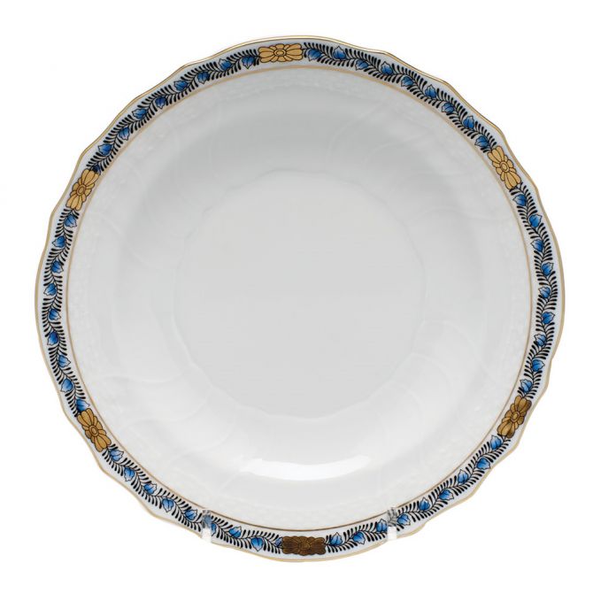 Herend Chinese Bouquet Garland Black Sapphire Dessert Plate