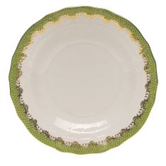 Herend Fish Scale Green Dessert Plate