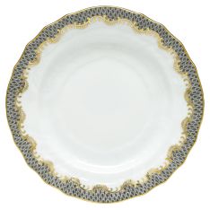 Herend Fish Scale Grey Bread And Butter Plate