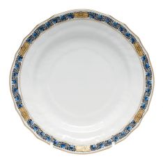 Herend Chinese Bouquet Garland Black Sapphire Bread & Butter Plate