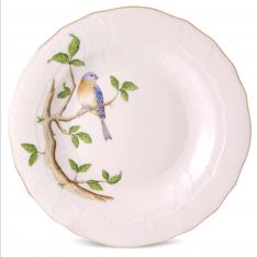 Herend Songbird Bluebird Dessert Plate