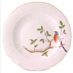 Herend Songbird Robin Dessert Plate