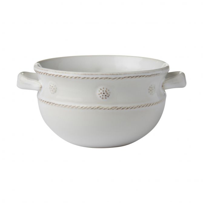 Juliska Berry and Thread Whitewash Handled Soup Bowl