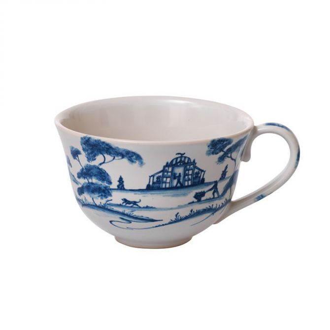 Juliska Country Estate Delft Blue Coffee/Tea Cup, Garden Follies