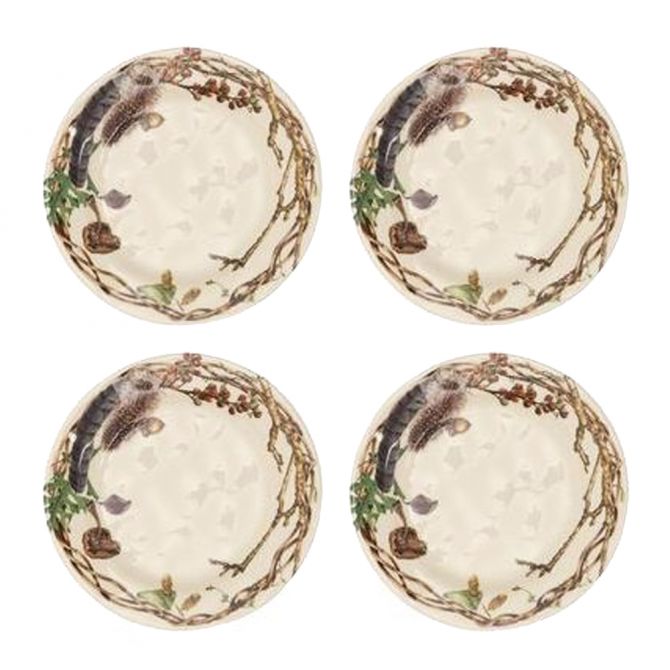 Juliska Forest Walk Party Plates, Set of 4