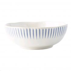 Juliska Sitio Stripe Indigo Coupe Pasta Bowl