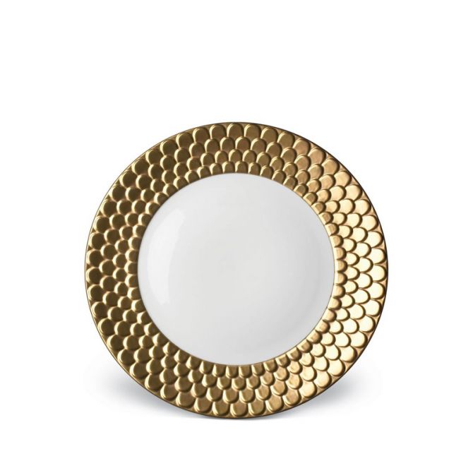 L'Objet Aegean Dessert Plate, Gold