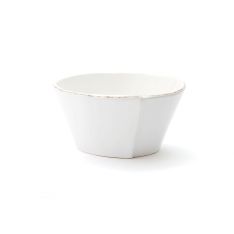 Vietri Lastra White Stacking Cereal Bowl