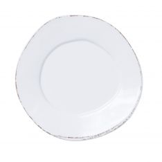 Vietri Melamine Lastra White Salad Plate