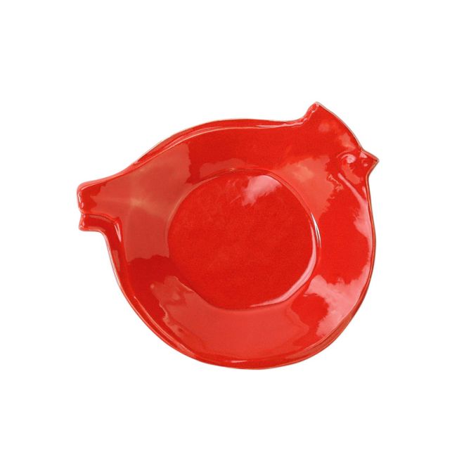 Vietri Lastra Red Bird Bowl