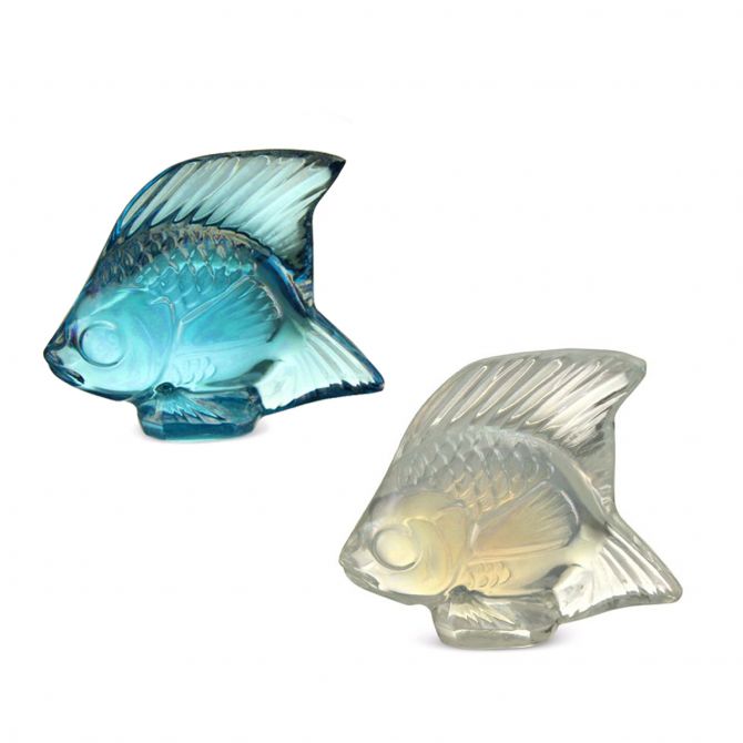 Lalique Fish Figurines