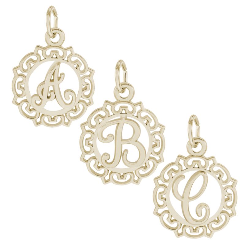 Rembrandt 14K Yellow Gold Initial Charms | Borsheims