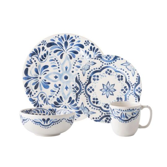 indigo dinnerware