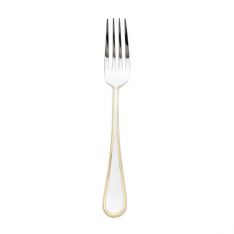 Ricci Ascot Gold Accent Stainless Place Fork