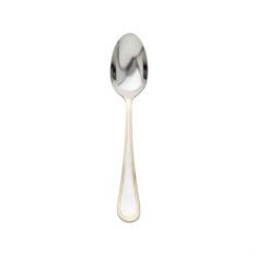 Ricci Ascot Gold Accent Stainless Tea Spoon