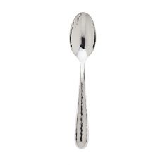Ricci Florence Hammered Polished Stainless Serving Spoon