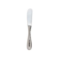 Ricci Florence Hammered Polished Stainless Butter Spreader