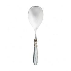 Vietri Aladdin Antique Light Grey Serving Spoon