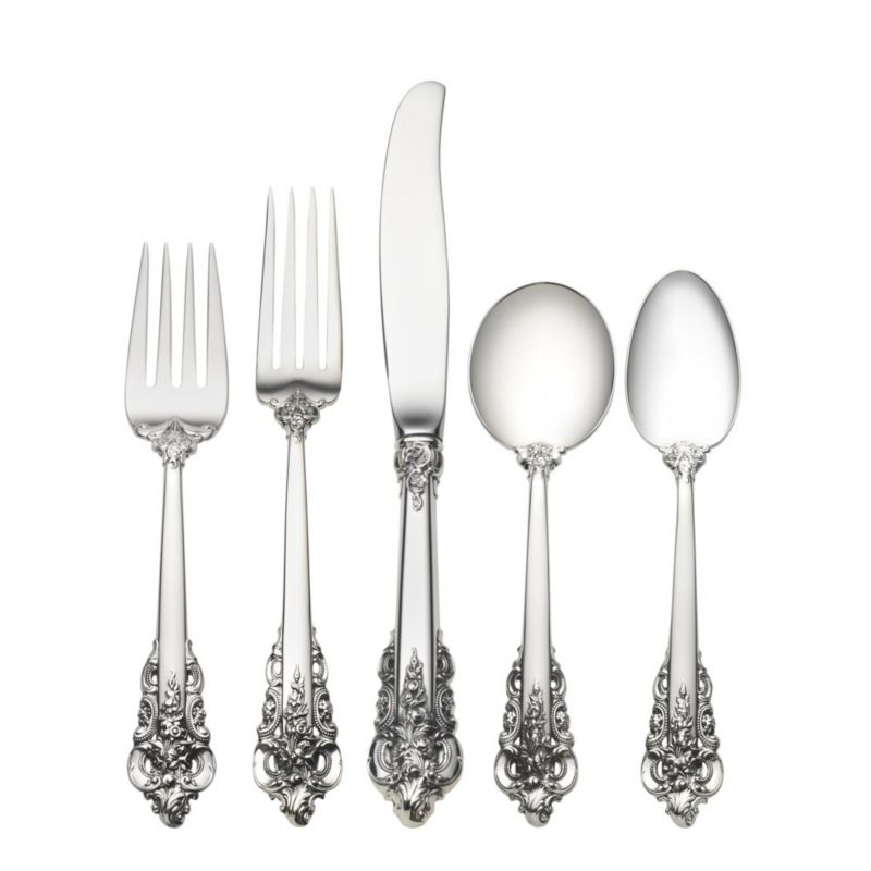 Wallace Grande Baroque Sterling 5 Place Dinner Setting | Borsheims