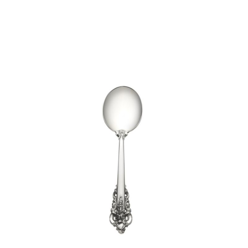 Wallace Grande Baroque Sterling Cream Soup Spoon | W106604 | Borsheims