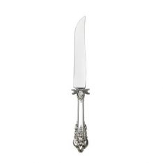 Wallace Grande Baroque Sterling Hollow Handle Steak Carving Knife