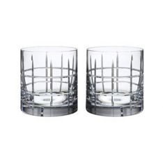 Orrefors Street Double Old Fashioned Pair